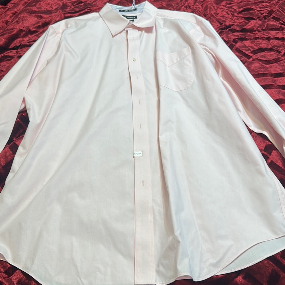Freshly cleaned Paul Fredrick dress shirt 18x37